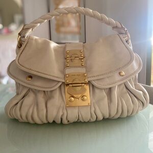 Miu Miu calfskin Coffer bag